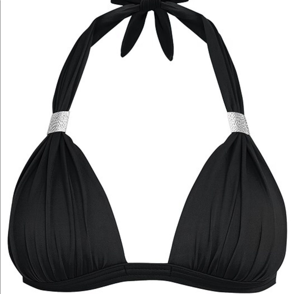 Black bikini top
